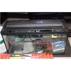 AQUARIUM W ACCESSORIES