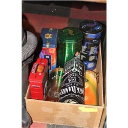 BOX OF COLLECTIBLE TINS