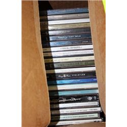 BOX OF MAINSTREAM CD'S
