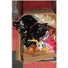 Image 1 : BOX OF DISNEY COSTUME DRESSES & KIDS TOYS