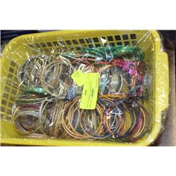 BINS OF ASSORTED BANGLES BRACELET
