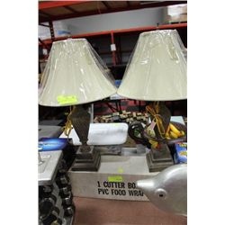 PAIR OF SHOWHOME LAMPS