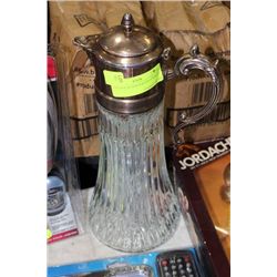 VINTAGE SILVER SERVING CARAFE