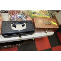 PAIR OF TACKLE BOXESS WITH CONTENTS