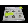 Image 1 : 6 CANADIAN NICKELS, 49-58