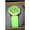 Image 1 : GENEVA  MEN'S WATCH, LIGHT GREEN