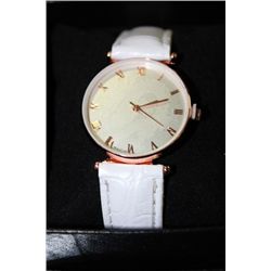 WHITE STRAP LADIES WATCH