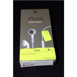 iPHONE HEADSET