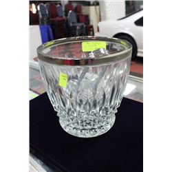 VINTAGE CRYSTAL ICE BUCKET