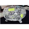 Image 1 : CRYSTAL PINWHEEL FOOTED BOWL