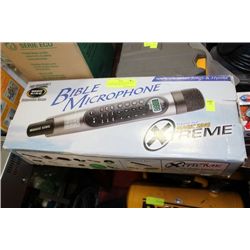 KARAOKE MICROPHONE WITH 1500 HYMNS/SONGS INCLUDED