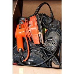 BOX OF ASST. POWER TOOLS ON CHOICE