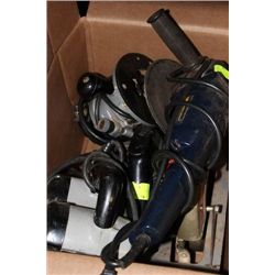 BOX OF ASST. POWER TOOLS ON CHOICE