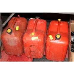 3 JERRY CANS
