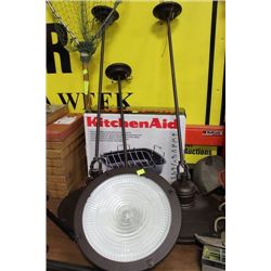 #18 SET OF 3 HANGING LIGHT FIXTURES