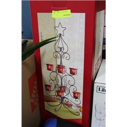 CHRISTMAS CANDLE HOLDER