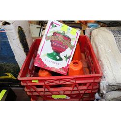 HUMMINGBIRD FEEDER SOLD W CRATE OF PYLONS