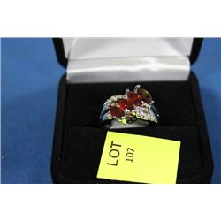 LADIES LAB RUBY RING ON CHOICE : SZ 8