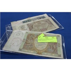 GERMAN NAZI JEWISH GETTO BANK NOTES X 3