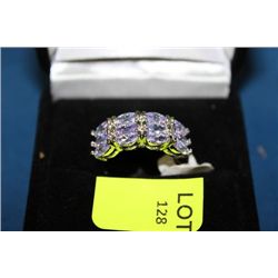 LADIES LAB PINK TOPAZ RING ON CHOICE : SZ 10