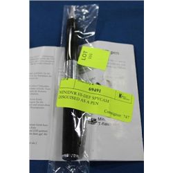 MINIDVR HI-DEF SPYCAM DISGUISED AS A PEN