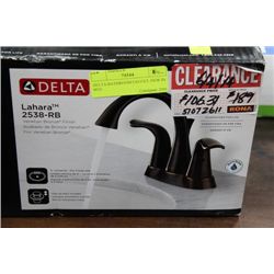 DELTA BATHROOM FAUCET, NEW IN BOX