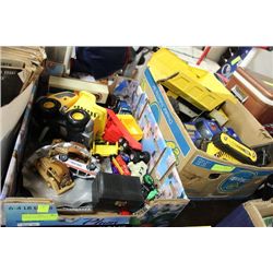 2 BOXES OF TOYS