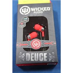 WICKED AUDIO EARBUD HEADPHONE SET
