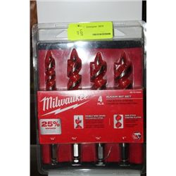 MAKITA 4 PC AUGER BIT SET