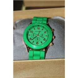 GENEVA SPORTS WATCH ON CHOICE: GREEN