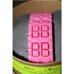GENEVA SPORTS WATCH ON CHOICE: PINK