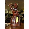 Image 1 : WOOD CARVED NUDE LADY
