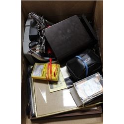 BOX W VINTAGE CAMERAS ETC