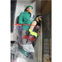 VINTAGE DOLLS WRESTLER & JOKER