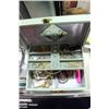 Image 1 : JEWELLERY BOX W/ FASHION JEWELLERY
