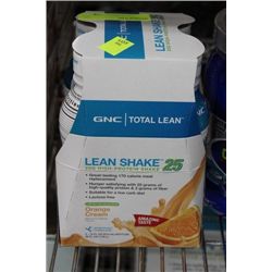 BOX OF 4 ORANGE CREAM GNC LEAN SHAKES