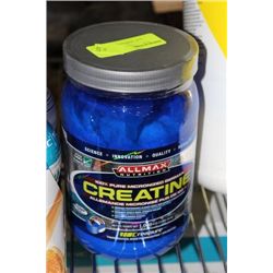BOTTLE OF ALL MAX CREATINE