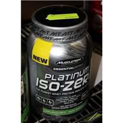 3LBS OF PLATINUM ISO ZERO WHEY PROTEIN ISOLATE