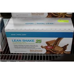 CASE OF 12 GNC LEAN SHAKES ON CHOICE: CHOCOLATE