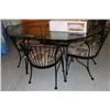 Image 1 : GLASSTOP TABLE AND 4 CHAIRS