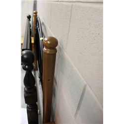 QU SIZE HEADBOARD W RAILS