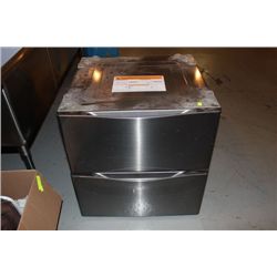 2 GREY LAUNDRY PEDESTALS