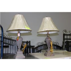 PAIR OF SHOWHOME LAMPS