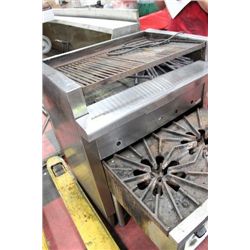 36'' CHARBROILER W/ BUILT IN STAND