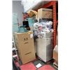 Image 1 : PALLET OF HOUSEHOLD MISC SOLD W WARDROBE AND