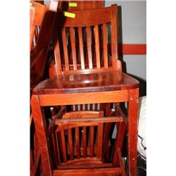 WOOD RESTAURANT COMMERCIAL GRADE CHAIR X20