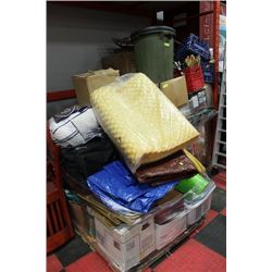 2 PALLETS OF SHOP AND HOUSEHOLD MISC