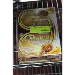BOX OF QUEST BAR PROTEIN BARS ON CHOICE