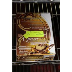 BOX OF QUEST BAR PROTEIN BARS ON CHOICE