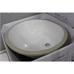 PEARL SINK ON CHOICE: 19.5" X  15 3/4"